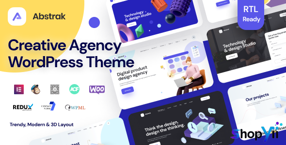 Abstrak v1.4.0 - Creative Agency Theme
