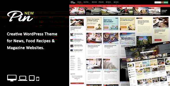 Pin v5.6 - Pinterest Style / Personal Masonry Theme