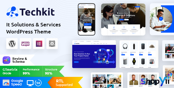 Techkit v1.4 – Technology & IT Solutions WordPress Theme