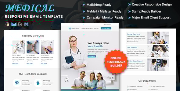 Medical v1.0 - Multipurpose Responsive Email Template