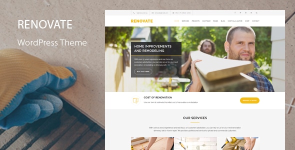 Renovate v6.9 - Construction Renovation WordPress Theme