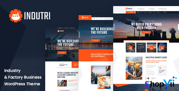 Indutri v1.0.9 - Factory & Industrial WordPress Theme