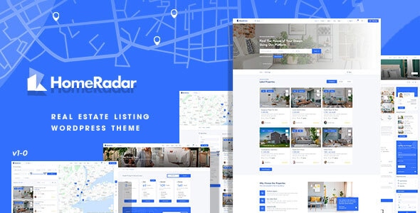 HomeRadar v1.0.3 - Real Estate WordPress Theme