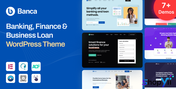 Banca v1.1.2 - Banking, Finance & Business Loan WordPress Theme