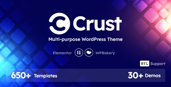 Crust v1.0.1 - Multipurpose WordPress Theme