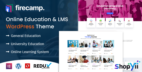 Firecamp v1.0 - Education WordPress Theme