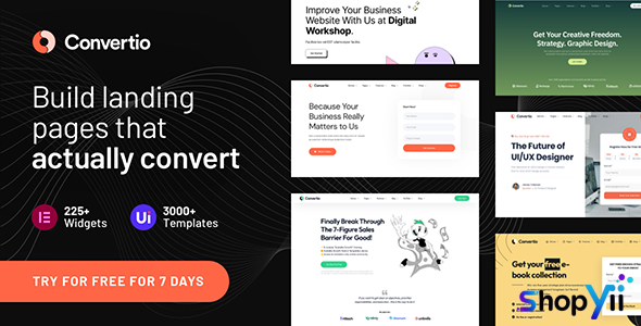 Convertio v1.0.3 - Conversion Optimized Landing Page Theme