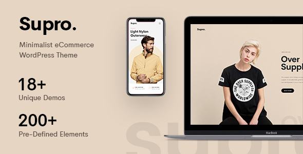 Supro v1.5.4 - Minimalist AJAX WooCommerce WordPress Theme
