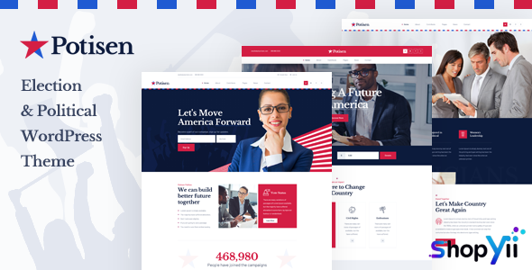 Potisen v1.1.2 - Election & Political WordPress Theme