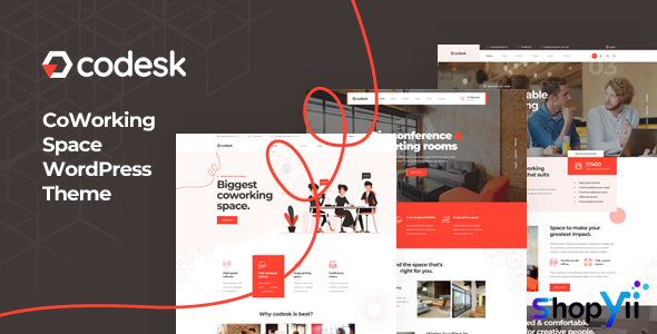 Codesk v1.0.8 - Creative Office Space WordPress Theme