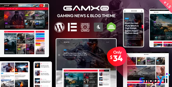 Gamxo v1.4 - WordPress Gaming News & Blog Theme