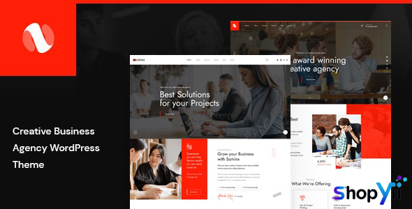 Sominx v1.0.6 - Creative Business Agency WordPress Theme