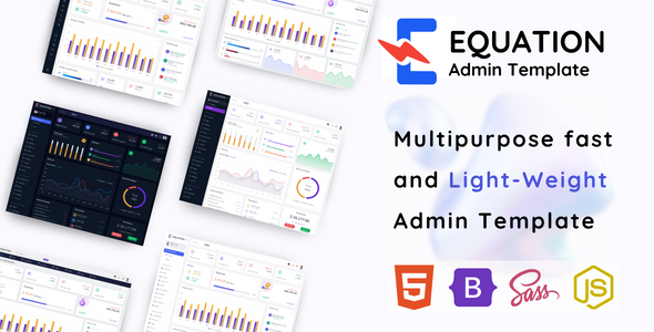 Equation v1.0 - Responsive Admin Dashboard Template