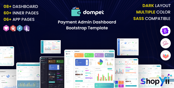 Dompet v1.0 - Payment Admin Dashboard Bootstrap Template