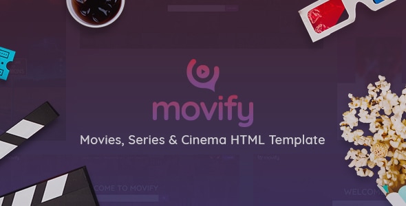 Movify v1.1 - Movies, TV Shows & Cinema HTML Template