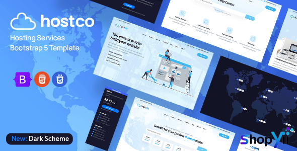 Hostco v1.1.1 - Web Hosting HTML Template