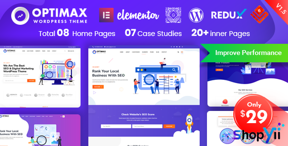 Optimax v2.0 - SEO & Marketing WordPress Theme