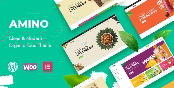 Amino v1.0 - Organic & Food WordPress Theme