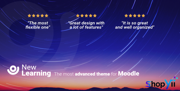 New Learning v7.6.0 - Premium Moodle Theme