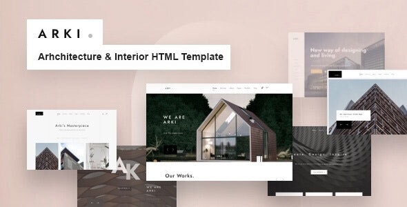 Arki v1.0 - Architecture HTML Template