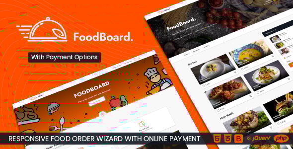 FoodBoard v1.0 - Food Order Wizard with Online Payment