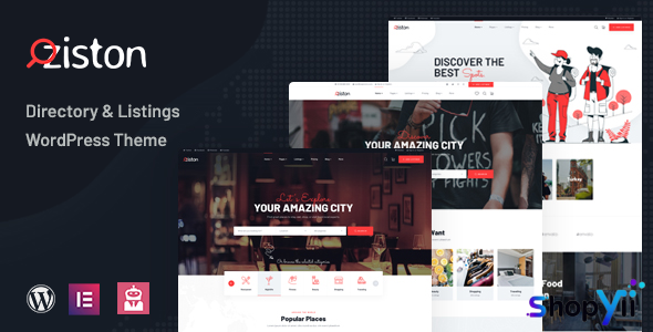 Ziston v1.2.4 - Directory Listing WordPress Theme