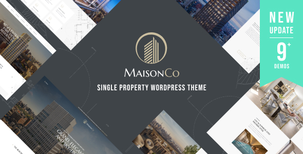 MaisonCo v1.5.1 - Single Property WordPress Theme