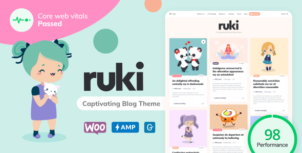 Ruki v1.2.6 - A Captivating Personal Blog Theme