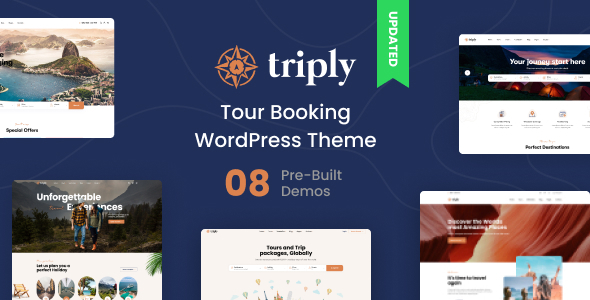 Triply v2.2.3 - Tour Booking WordPress Theme