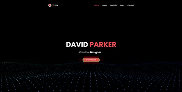 Edrea v1.0 - Personal Portfolio HTML Template