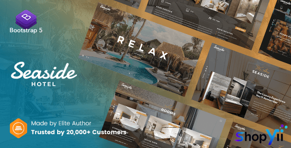 Seaside - Hotel Booking Website Template