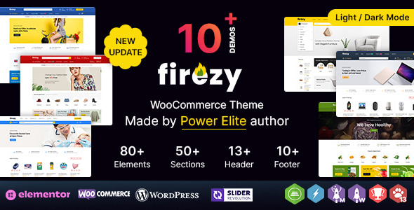 Firezy v1.0 - Multipurpose WooCommerce Theme (7 February 2020)