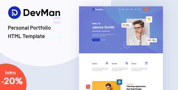 Devman v1.0 - Personal Portfolio HTML Template