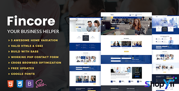 Fincore - Consulting HTML Template
