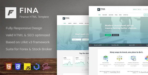 Fina v1.0 - Finance and Business HTML Template
