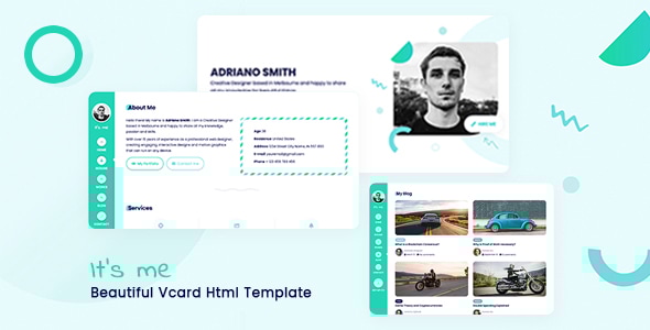 It's me v1.0 - Premium Resume Html Template