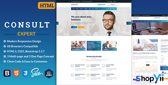 Consult Expert v1.0 - Consulting & Business Template