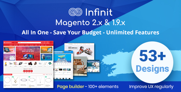 Infinit v1.4.5 - Multipurpose Responsive Magento 2 and 1 Theme