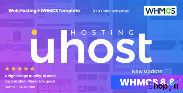 Uhost v8.1 - Web Hosting & WHMCS