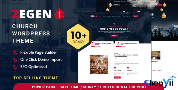 Zegen v1.1.6 - Church WordPress Theme