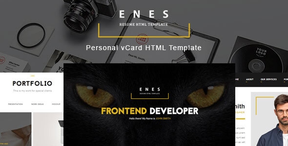 Enes v1.0 - Resume vCard HTML Template
