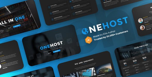 Onehost v1.1.2 - One Page Responsive Hosting Template