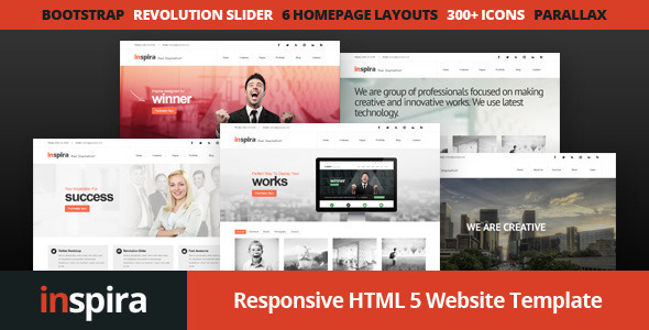 Inspira v1.2.0 - Responsive HTML 5 Website Template