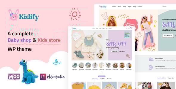 Kidify v1.2.0 - Baby & Kids store eCommerce Woocommerce Theme