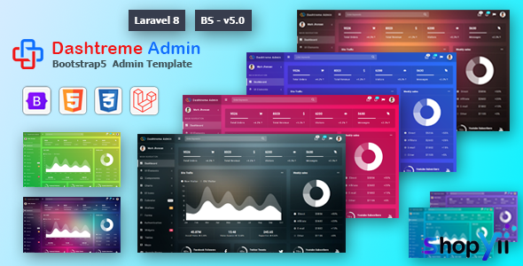 Dashtreme v1.0 - Laravel 8+ Bootstrap5 Admin Template