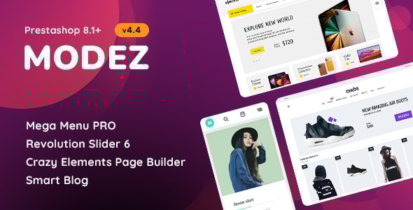MODEZ v4.3 - Responsive Prestashop Theme