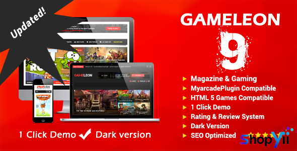 Gameleon v7.0.3 - WordPress Magazine & Arcade Theme