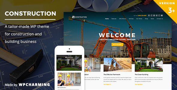 Construction v3.5 - WP Construction, Building Business