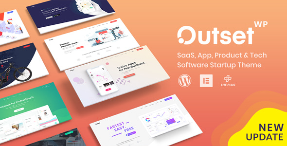 The Outset v1.2.1 - MultiPurpose WordPress Theme for Saas & Startup
