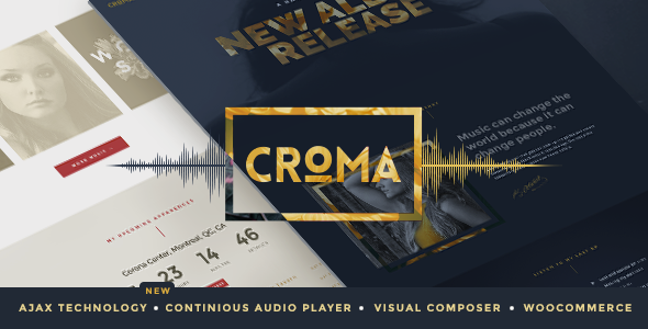 Croma v3.5.6 - Responsive Music WordPress Theme